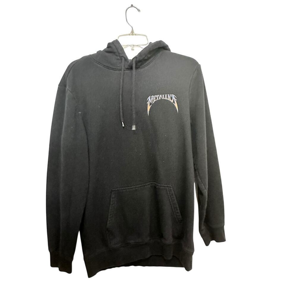 H&M Men's Black Regular Fit Metallica Hoodie Size Small
